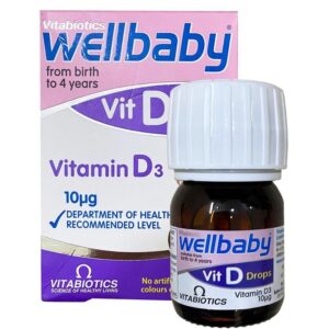 Vitamin D3 Wellbaby Dạng Nhỏ Giọt Của Anh 30ml Từ Sơ Sinh - 4 Tuổi