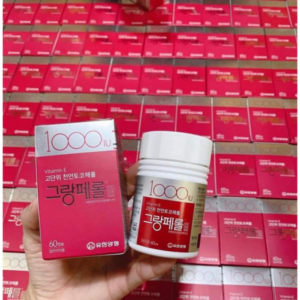 Vitamin E 1000IU của Hàn hộp 60 viên