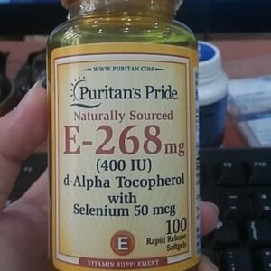 Vitamin E 268mg With Selenium Puritan's Pride Chính Hãng Từ Mỹ