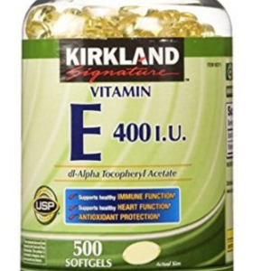 Vitamin E 400 IU Kirkland của Mỹ hộp 500 viên