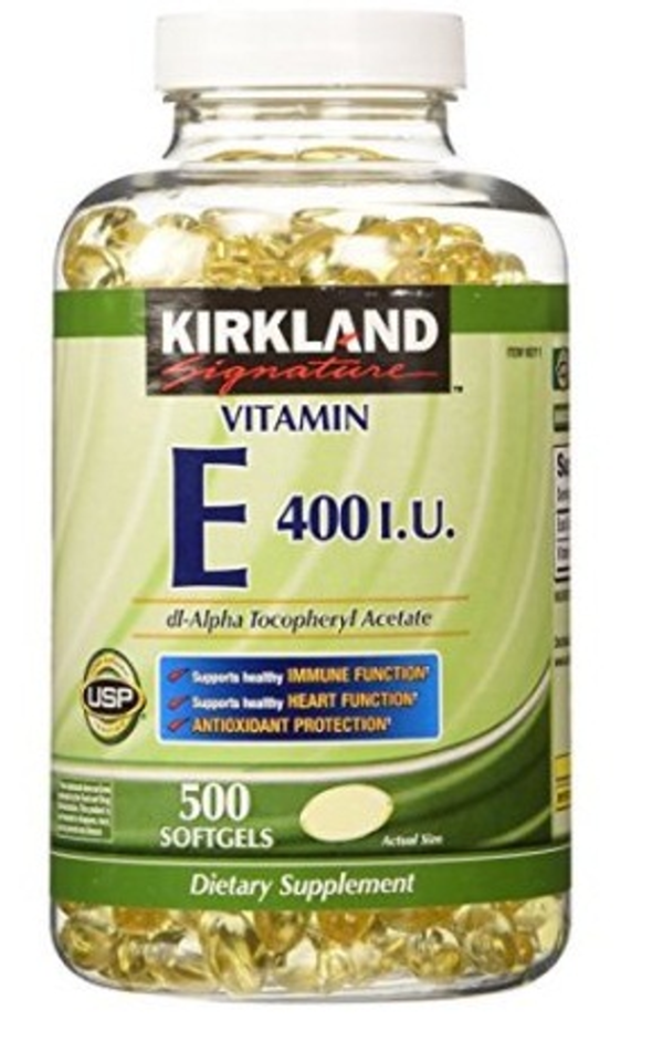 Vitamin E 400 IU Kirkland của Mỹ hộp 500 viên