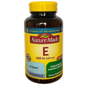 Viên uống bổ sung Vitamin E 400 iu Nature Made