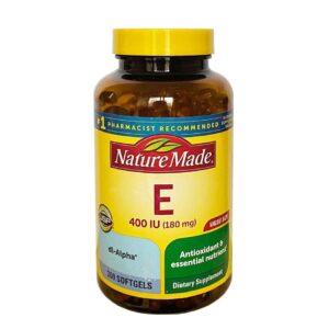 Viên uống bổ sung Vitamin E 400 iu Nature Made