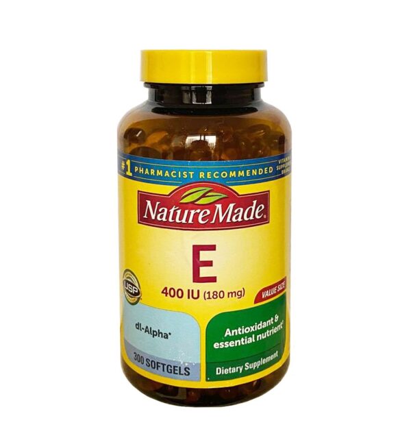 Viên uống bổ sung Vitamin E 400 iu Nature Made