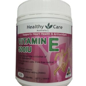 Vitamin E Healthy Care 500IU hộp 200 viên của Úc