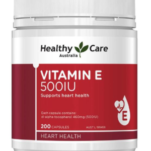 Vitamin E Healthy Care 500IU hộp 200 viên của Úc