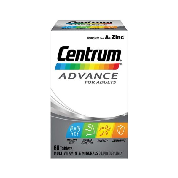 Vitamin tổng hợp Centrum Advance For Adults cho người dưới 50 tuổi