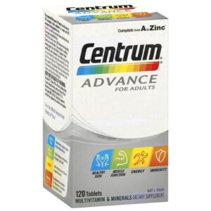 Vitamin tổng hợp Centrum Advance For Adults cho người dưới 50 tuổi