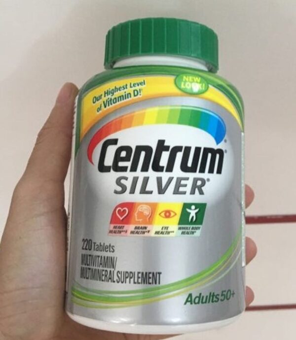 Vitamin tổng hợp Centrum Silver Adults 50+ [Date T4/2025]