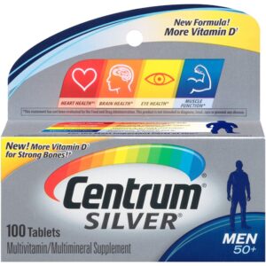 Vitamin Tổng Hợp Cho Nam Trên 50 Tuổi Centrum Silver Men 50+