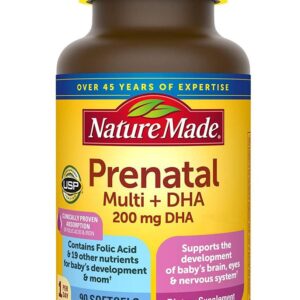 Vitamin tổng hợp cho bà bầu Nature Made Prenatal Multi + DHA