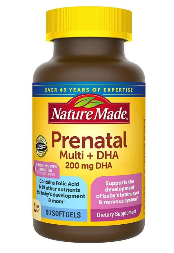 Vitamin tổng hợp cho bà bầu Nature Made Prenatal Multi + DHA