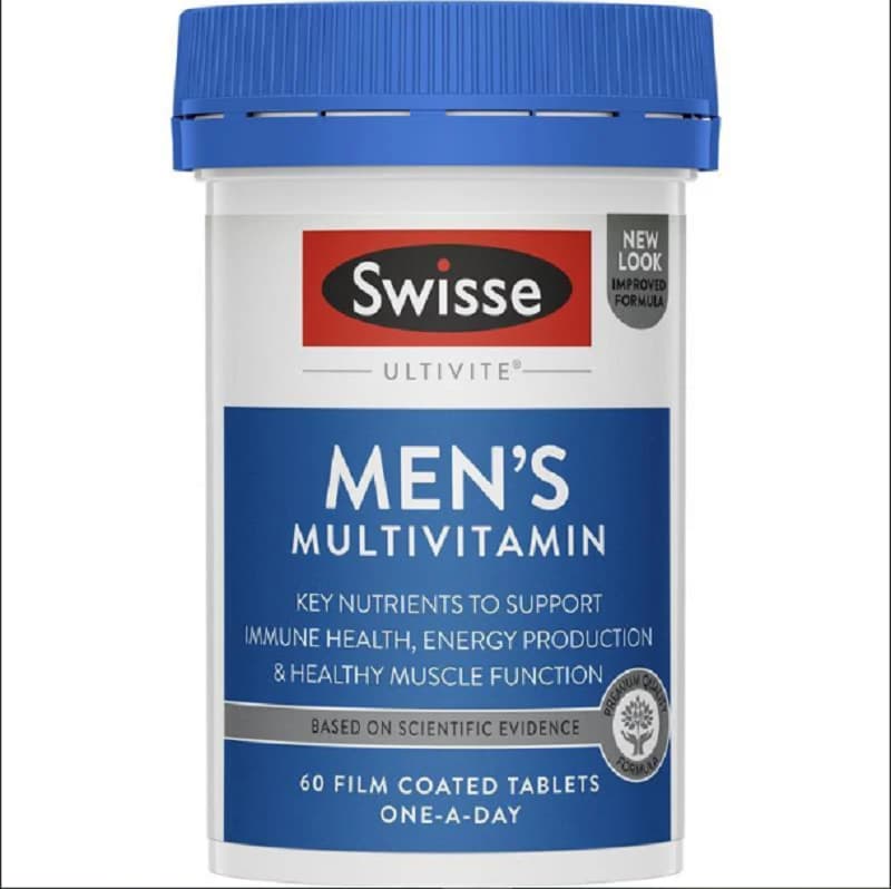 Swisse Men’s Ultivite Multivitamin là sản phẩm nổi tiếng đến từ Úc