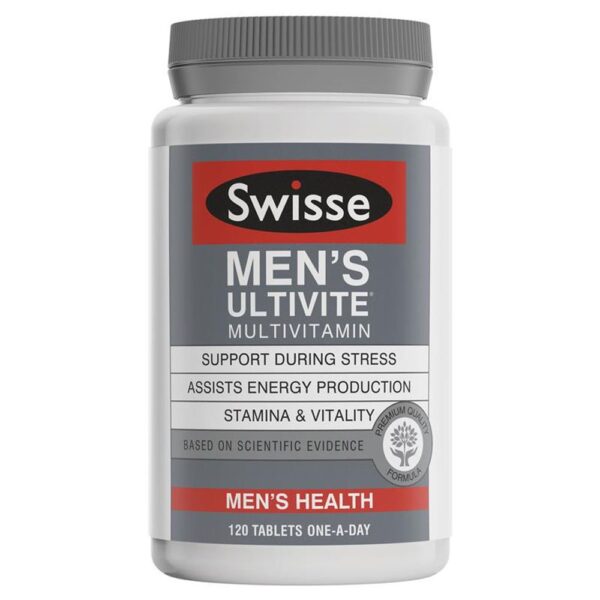 Vitamin tổng hợp cho nam Swisse Men’s Ultivite Multivitamin Úc