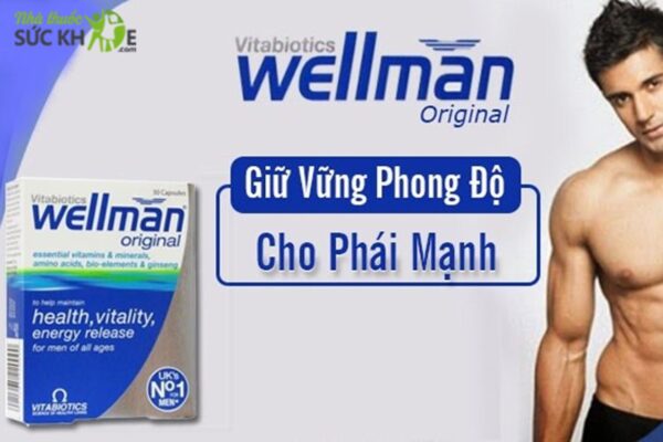 Vitamin tổng hợp cho nam Wellman Original của Anh