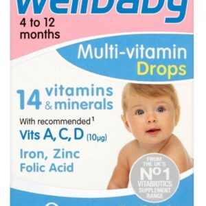 Vitamin tổng hợp Wellbaby Drops cho bé từ 4-12 tháng