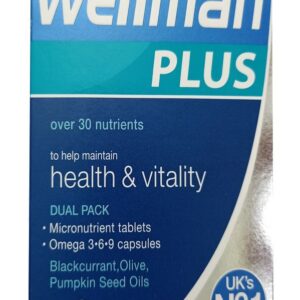 Vitamin Wellman Plus Omega 3,6,9 cho nam trên 20 tuổi