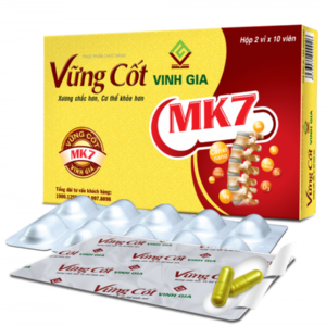 Vững Cốt Vinh Gia MK7 hỗ trợ xương chắc khỏe