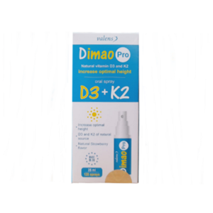 Xịt bổ sung vitamin D3+K2 Dimao Pro Oral Spray