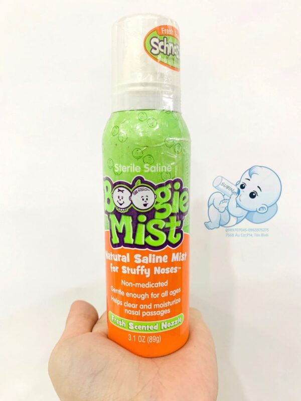 Xịt mũi vô trùng Boogie Mist cho trẻ sơ sinh và trẻ nhỏ