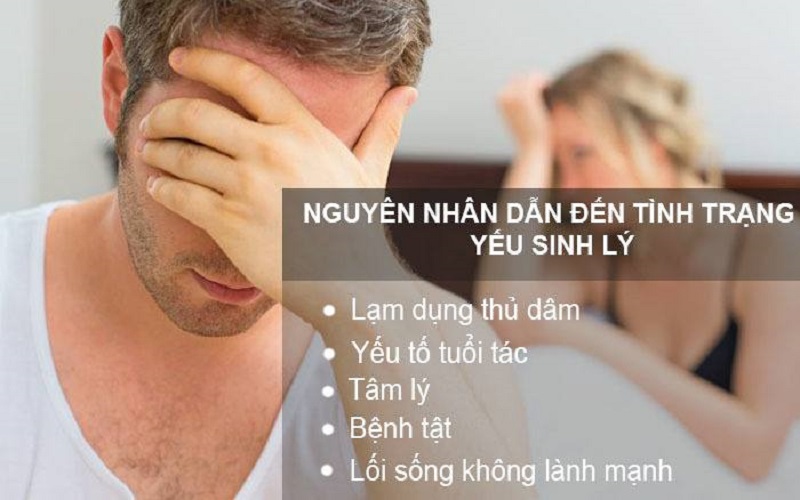 Nguyên nhân dẫn đến bệnh Yếu sinh lý