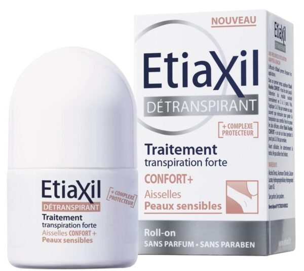 Lăn hỗ trợ Khử Mùi Etiaxil Confort+ Cho Làn Da Nhạy Cảm