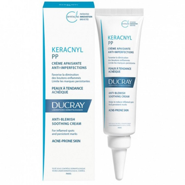 Kem dưỡng dành cho da mụn Ducray Keracnyl PP Anti-Blemish