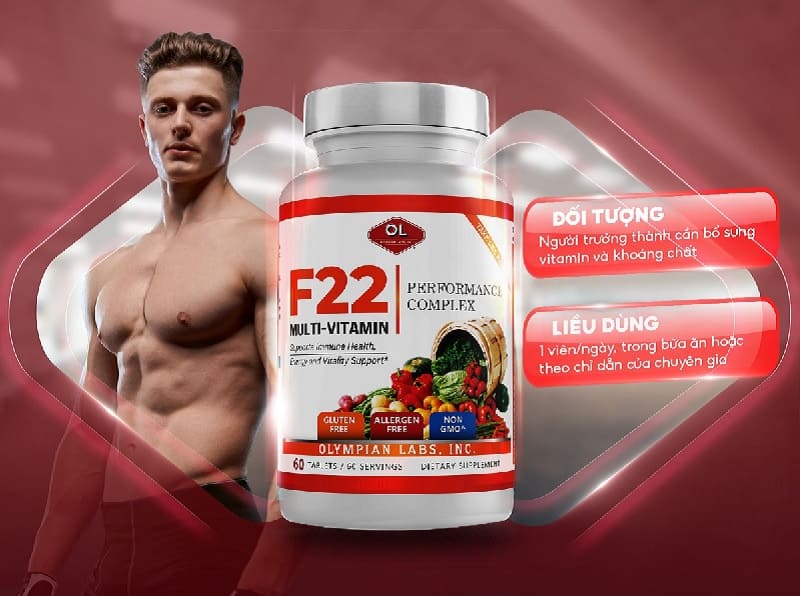 Viên uống vitamin và khoáng chất Olympian Lab F22 Multivitamin