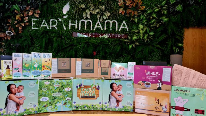 Earthmama cung cấp sản phẩm organic 100%