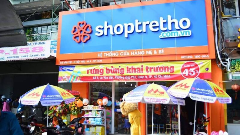 Shop Trẻ Thơ phát triển mạnh mẽ ở Hà Nội và TP Hồ Chí Minh