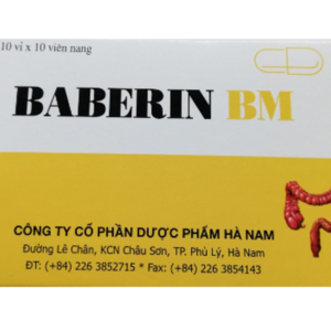 Baberin BM Dược phẩm Hà Nam vỉ 10 viên nang