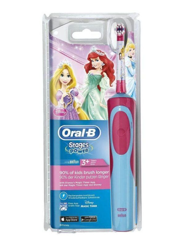 Bàn chải đánh răng điện Oral-B Stages Power cho bé gái