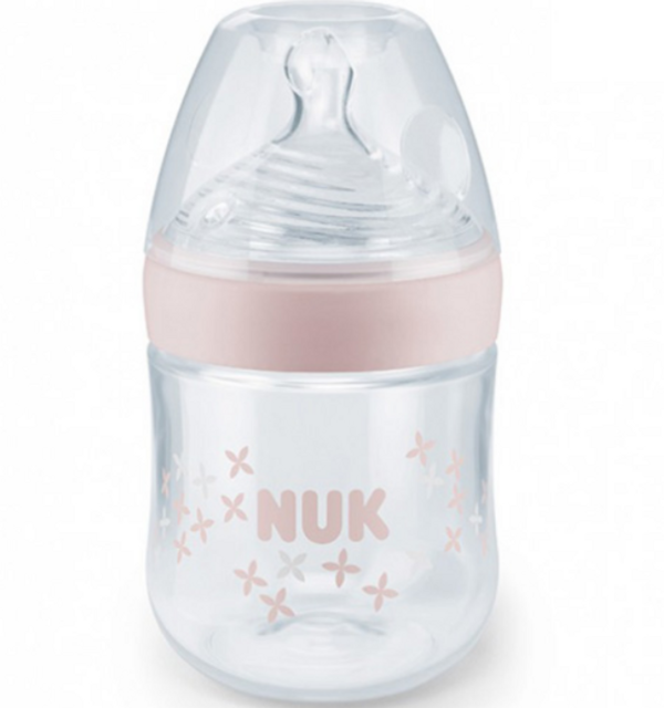 Bình sữa NUK Nature Sense núm ty Silicone S1 - M