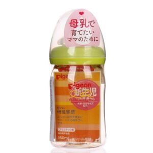 Bình sữa Pigeon cổ rộng 160 ml nội địa Nhật