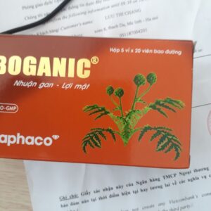 Boganic Traphaco - Bổ gan, giải độc viên bao đường 1 vỉ x 20 viên