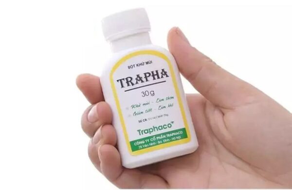 Bột hỗ trợ khử mùi Trapha 30g