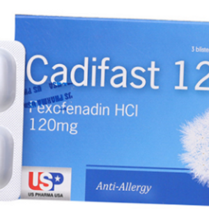 Cadifast 120 hộp 1 vỉ x 10 viên nén