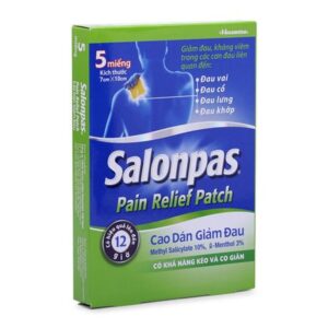 Cao dán Salonpas Pain Relief Patch hộp 5 miếng