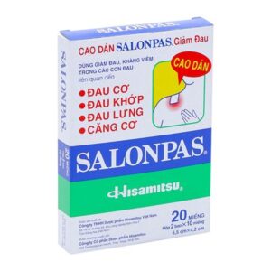 Cao dán Salonpas Hisamitsu (2 bao x 10 miếng/hộp)