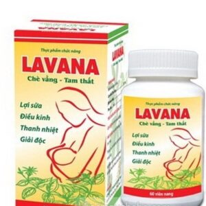 Chè vằng lợi sữa Lavana hộp 60 viên