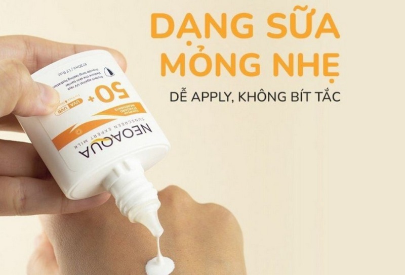 Đặc điểm của Neoaqua Sunscreen Expert Milk