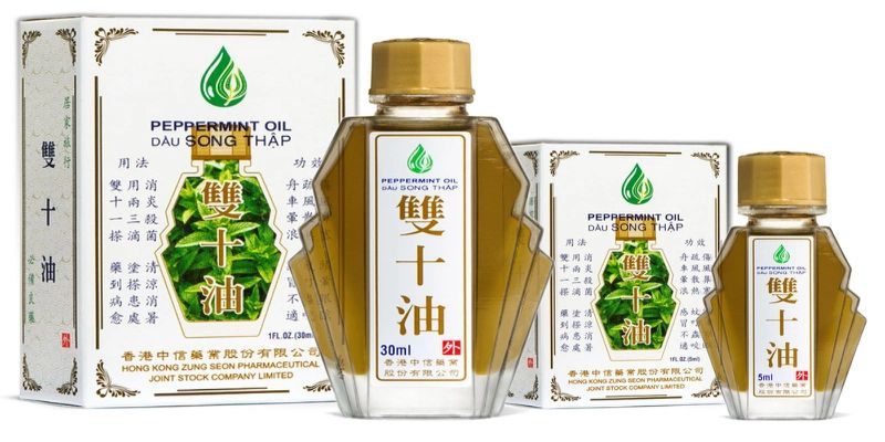 Dầu song thập Peppermint có khả năng điều trị hiện tượng đau bụng hiệu quả