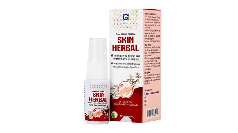 Skin Herbal là một sản phẩm thuốc xịt ngoài da