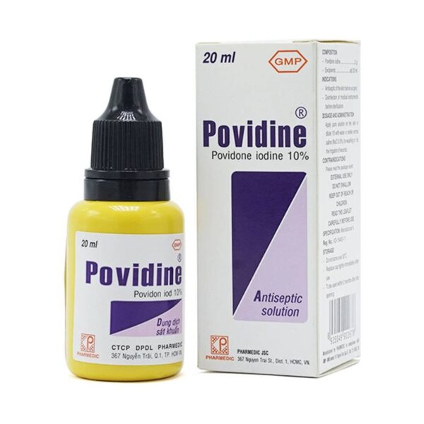 Cồn đỏ sát trùng Povidine 20ml