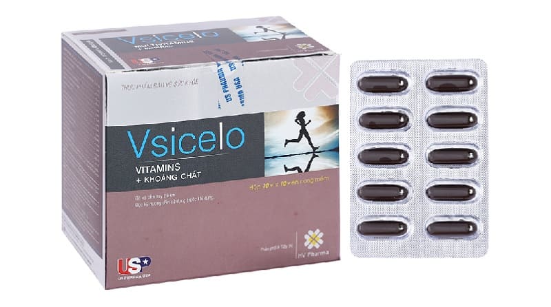 Viên uống Vsicelo bổ sung vitamin, khoáng chất