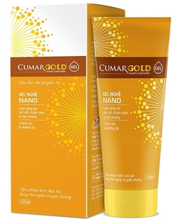 CumarGold Gel dưỡng trắng da, mờ thâm, nám