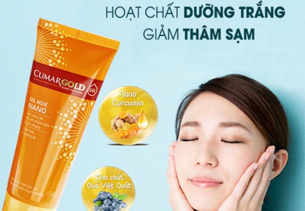 CumarGold Gel dưỡng trắng da, mờ thâm, nám