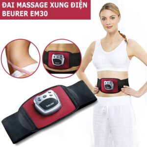 Đai massage bụng xung điện 2 điện cực Beurer EM30