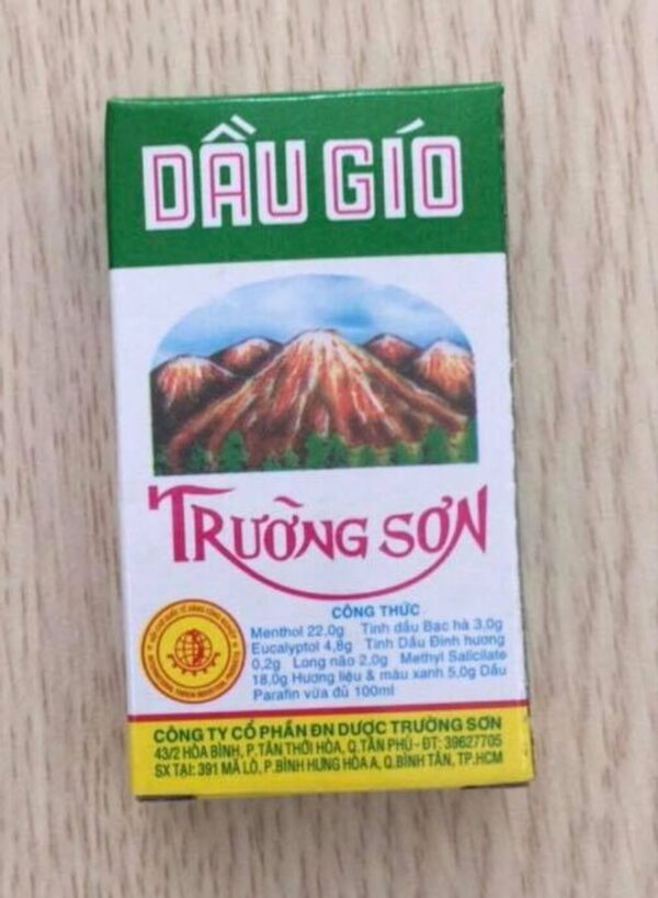 Dầu gió Trường sơn- 2,5 ml