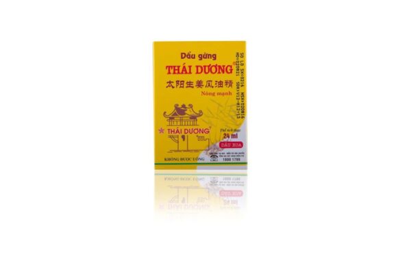 Dầu gừng Thái Dương 24ml